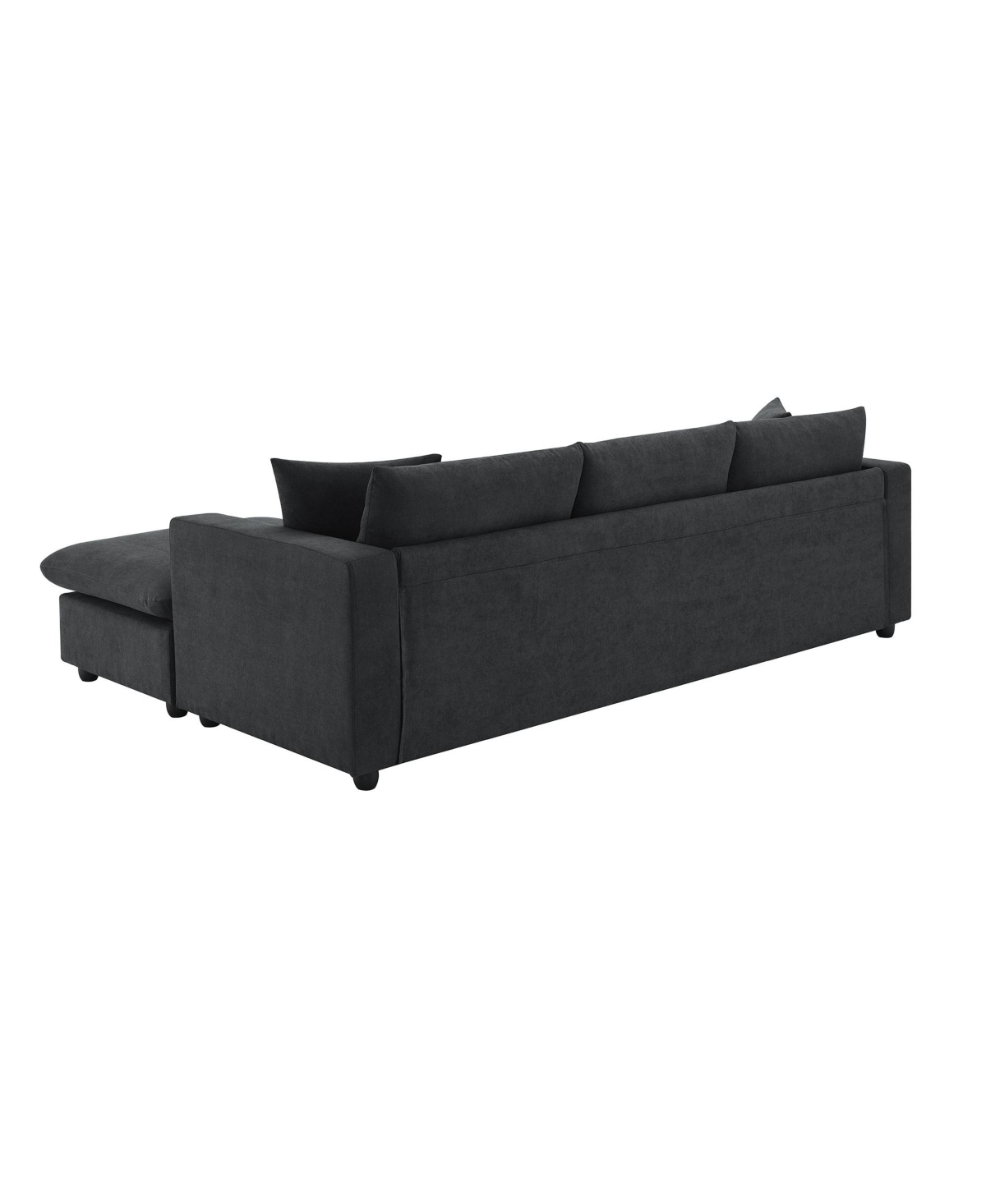 Streamdale Furniture Modern Sectional Sofa, Cloud Couch with Ottoman