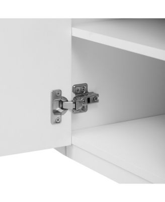 71" Modern TV Stand - 3 Drawers, Shelf & Cabinets