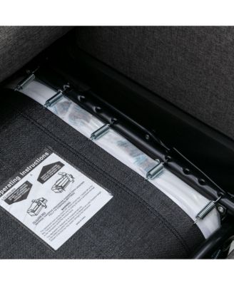 Streamdale 57.9" Pull Out Sofa Bed Loveseat Sleeper with Twin Size Memory Mattress with Two USB Ports for Living Room Spaces