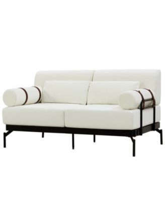 Modern Loveseat Sofa with USB Ports