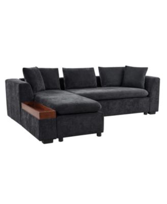 93.7" L-Shaped Sectional Sofa with Storage