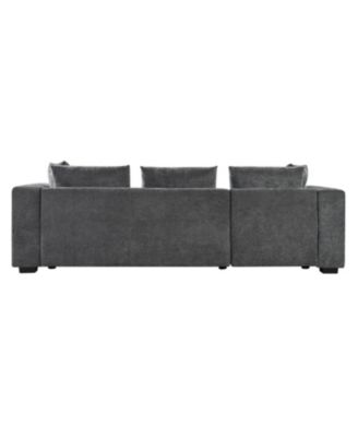 93.7" L-Shaped Sectional Sofa with Storage