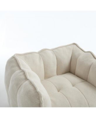 Soft Bean Bag Chair with Footstool