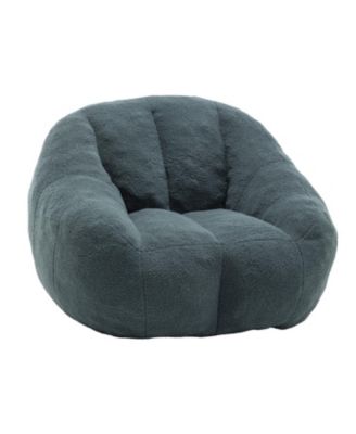 Tufted Bean Bag Chair with Memory Foam