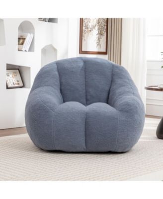 Tufted Bean Bag Chair with Memory Foam
