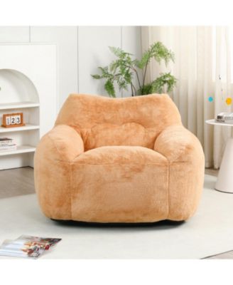 Bean Bag Sofa Chair with Armrests - Comfy Living Room Seating
