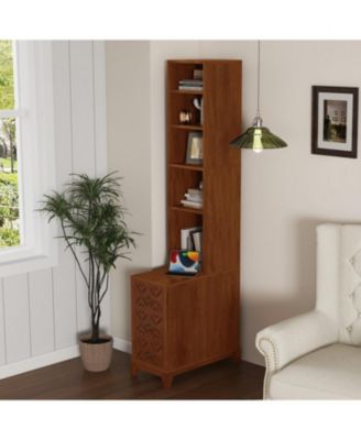 End Table with 3 Drawers & 4 Shelves