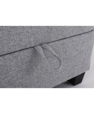 Convertible Modular Sectional Sofa with Storage & Reversible Chaise