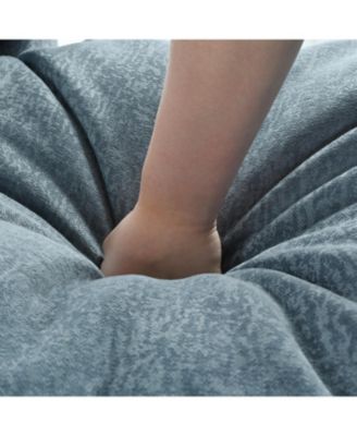 Chenille U-Shaped Sectional Sofa with Adjustable Pillows