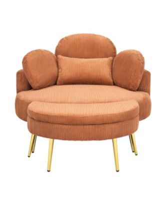 Comfortable seating suitable for small apartment bedroom space