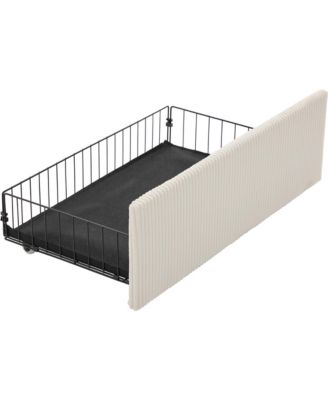 Streamdale L-Shaped Sectional Sofa w/ Storage Ottoman, USB, Cup Holder, Corduroy