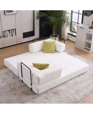  Folding Sofa Bed 78.5" Convertible Couch with Pillows