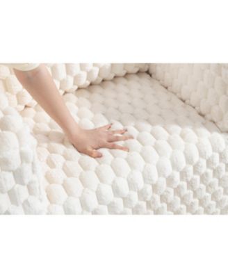 Corduroy compression sofa with Ottoman