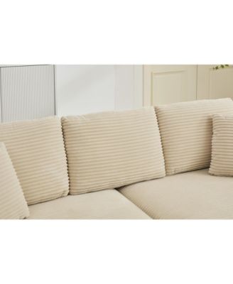  Modular Sectional Sofa Bed Set w/ Storage, USB & Cup Holders