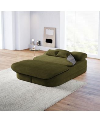 Streamdale 75" Foldable Sofa Bed with Blanket