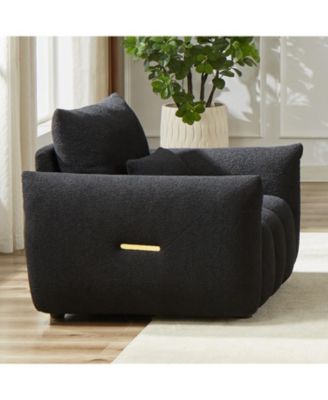 36.8" Teddy Fabric Sofa - Modern Lounge Chair
