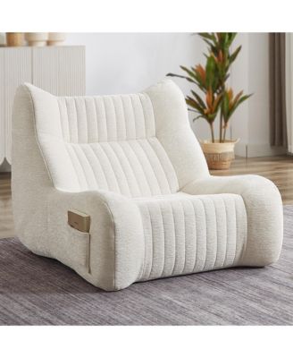 Oversized Bean Bag Chair with Armrests