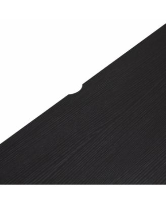 Streamdale LED TV Stand for 65" TVs, Modern Console, Black