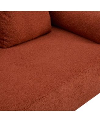 Streamdale 78" Modern Beige Sofa Couch with 3 Pillows