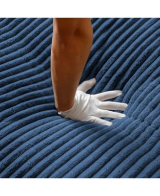 Chaise Lounge Sofa Bed, Oversized Plush Faux Fur Couch