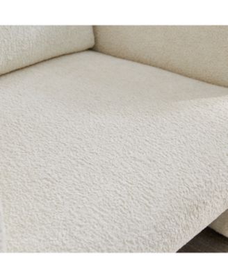 34" Velvet Sofa - Modern Single Couch for Small Spaces