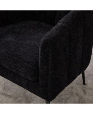 Streamdale Chenille Sofa Set- Loveseat, 2 Chairs, Metal Legs