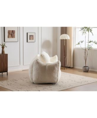 Giant Bean Bag Couch, Ultra Soft Fluffy Loveseat Sofa