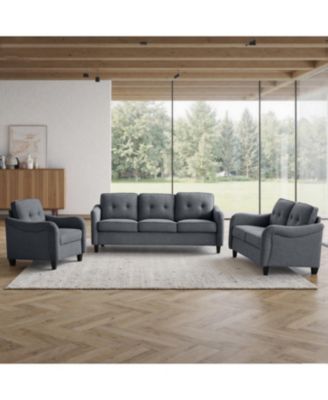  3-Piece Modern Living Room Sofa Set