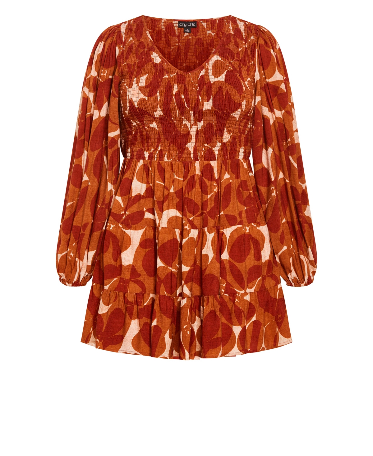 City Chic Women's Jemma Mini Print Dress