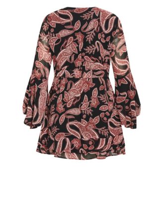 Plus Size Paisley Dress