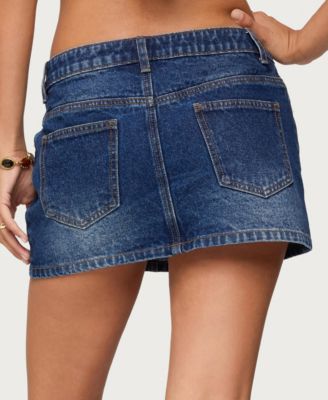 Women's Chiara Denim Micro Skirt