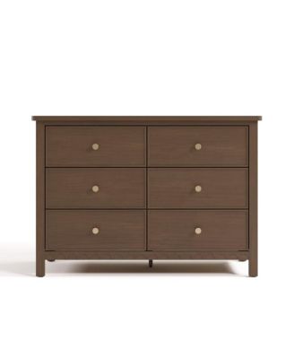 Sasha 6 Drawer Dresser - Hazelnut