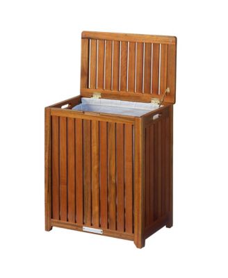 Solid Wood Spa Hamper