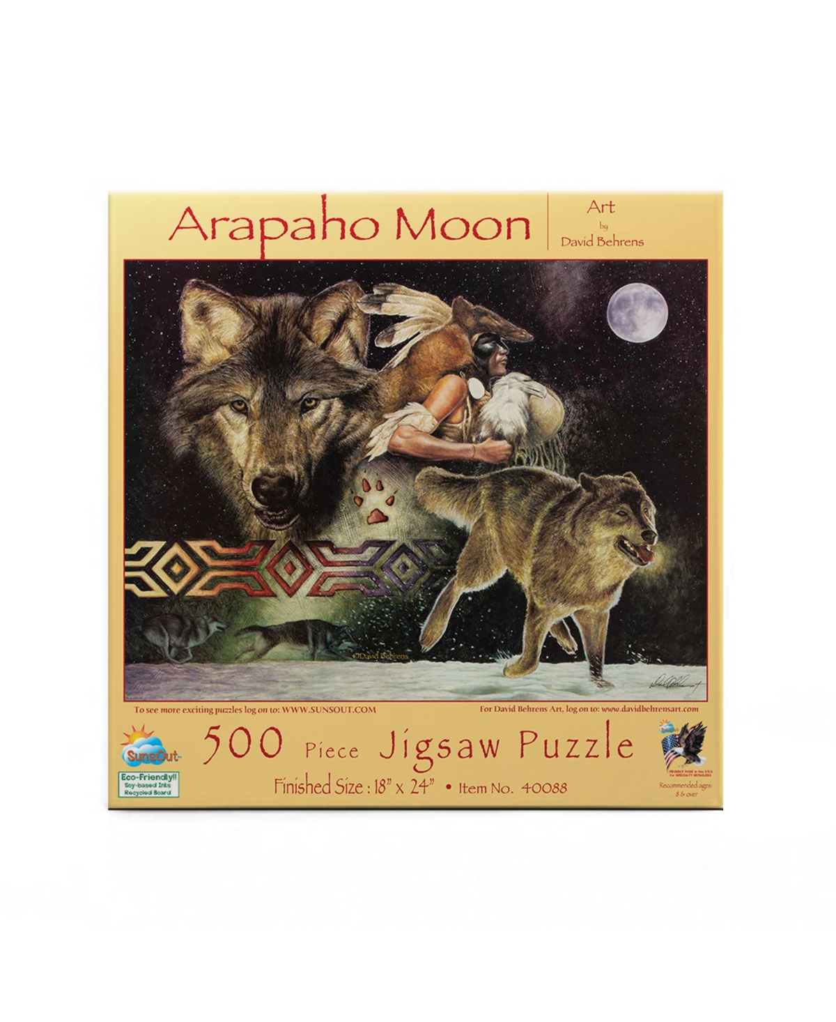 SunsOut Arapaho Moon 500 piece Jigsaw Puzzle for Adults