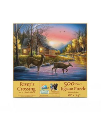 River's Crossing 500 piece Jigsaw Puzzle for Adults