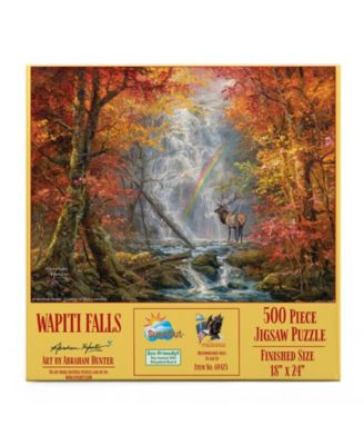 Wapiti Falls 500 piece Jigsaw Puzzle for Adults