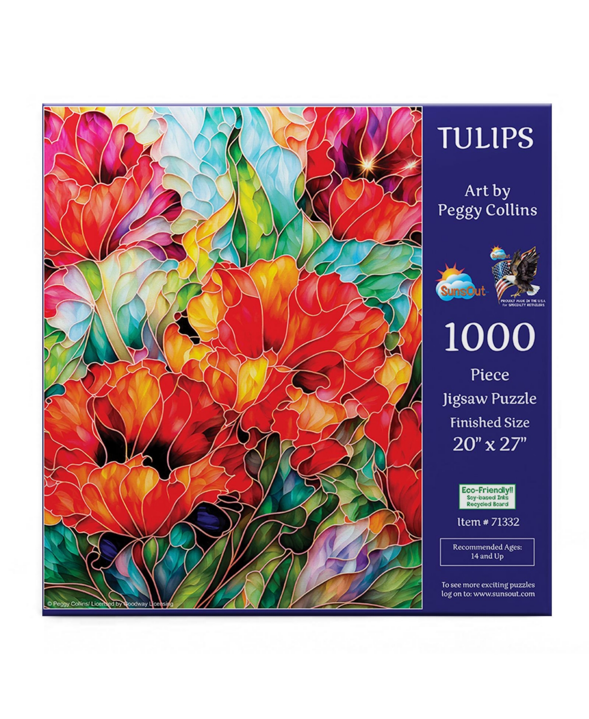 SunsOut Tulips 1000 piece Jigsaw Puzzle for Adults