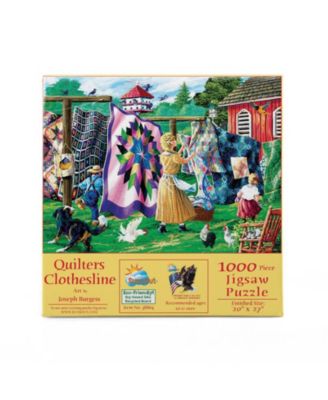 Quilter's Clothesline 1000 piece Jigsaw Puzzle for Adults