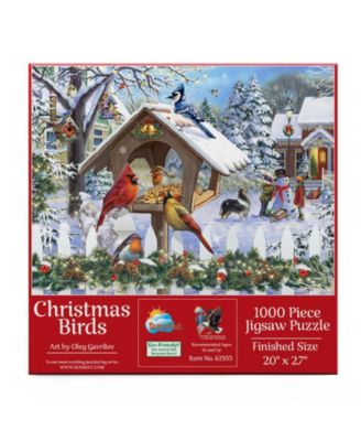 Christmas Birds 1000 piece Jigsaw Puzzle for Adults  Christmas