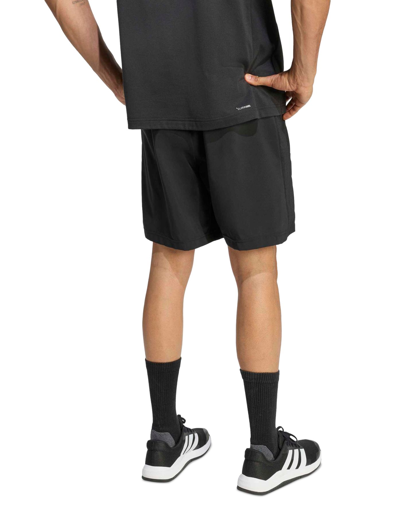 Мужские шорты adidas Workout Essentials Base Woven, цвет: Чёрный — фото 3