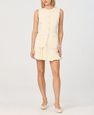 Women's Crewneck Sleeveless Dress