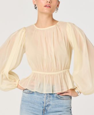 Women's Crewneck Long-Sleeve Top