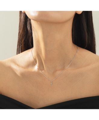 14k Gold Plated Marielle Mini Cross Necklace Holiday Gift Idea.