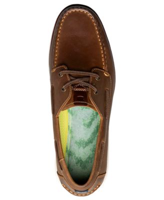 Men's Tropics Elastic Lace Moc-Toe Boat Shoes