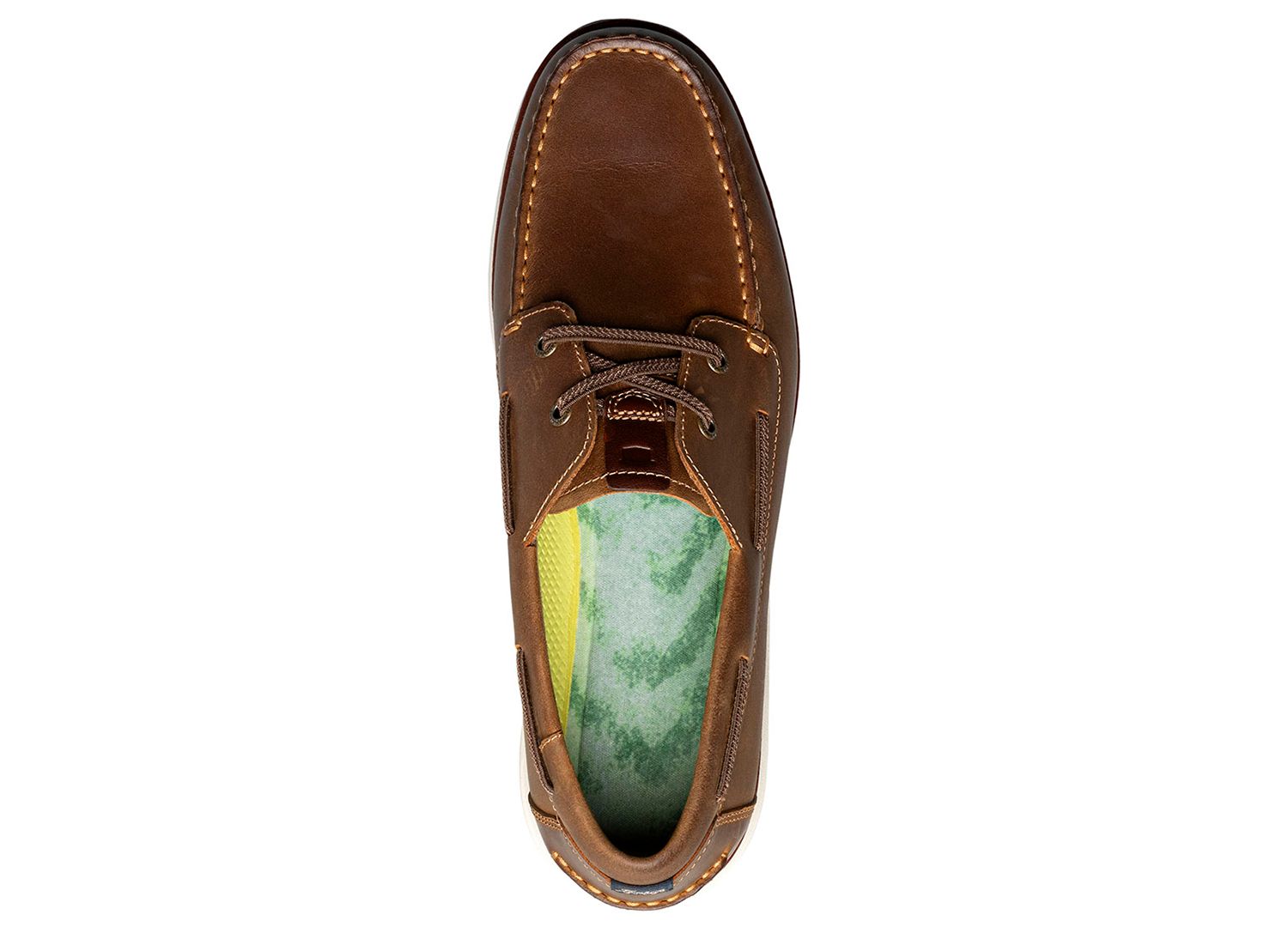 Tropics Elastic Lace Moc-Toe Boat Shoes