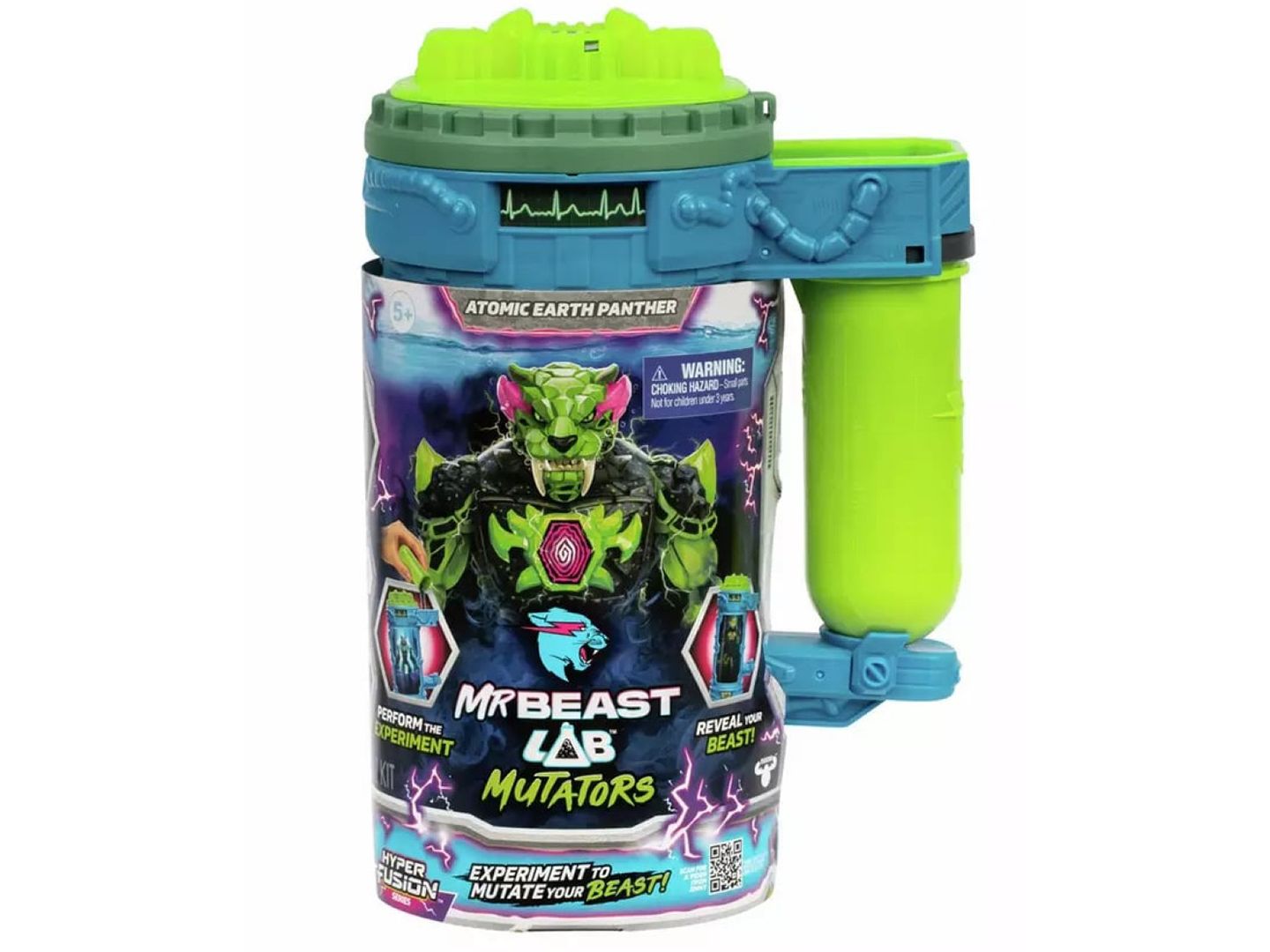 Детская фигурка Mr Beast Lab Mutation Chamber Rock Panther Action Figure — фото 4