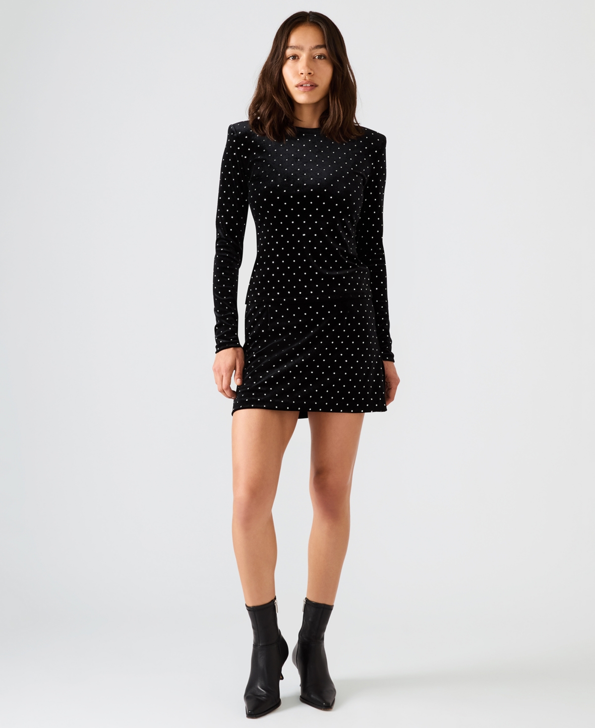 Steve Madden Women's Cindi A-line Mini Skirt In Black