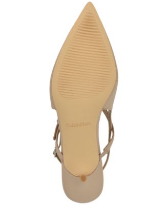 Women's Vierra Strappy Slingback Kitten Heel Pumps