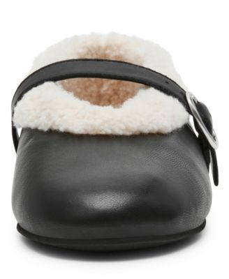 Women's Lodge Cozy Adjustable Strap Mary Jane Flats