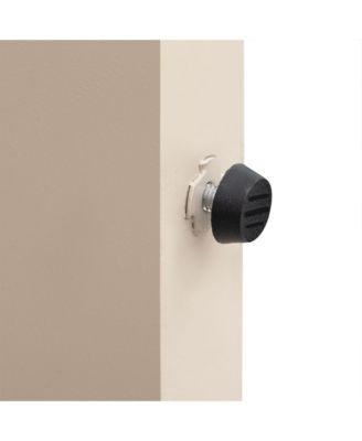 Retro Cabinet Silhouette Console Table with Open Style, Two Top Drawers